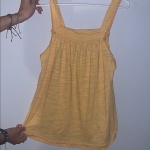 yellow Free People tank